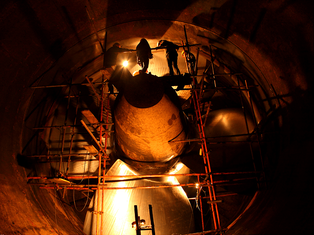 飞来峡-水轮发电机组转轮检修