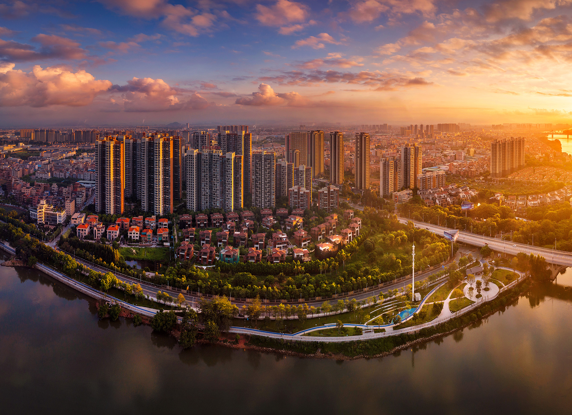 焕然一新的石碣滨江碧道（作者：李回立）