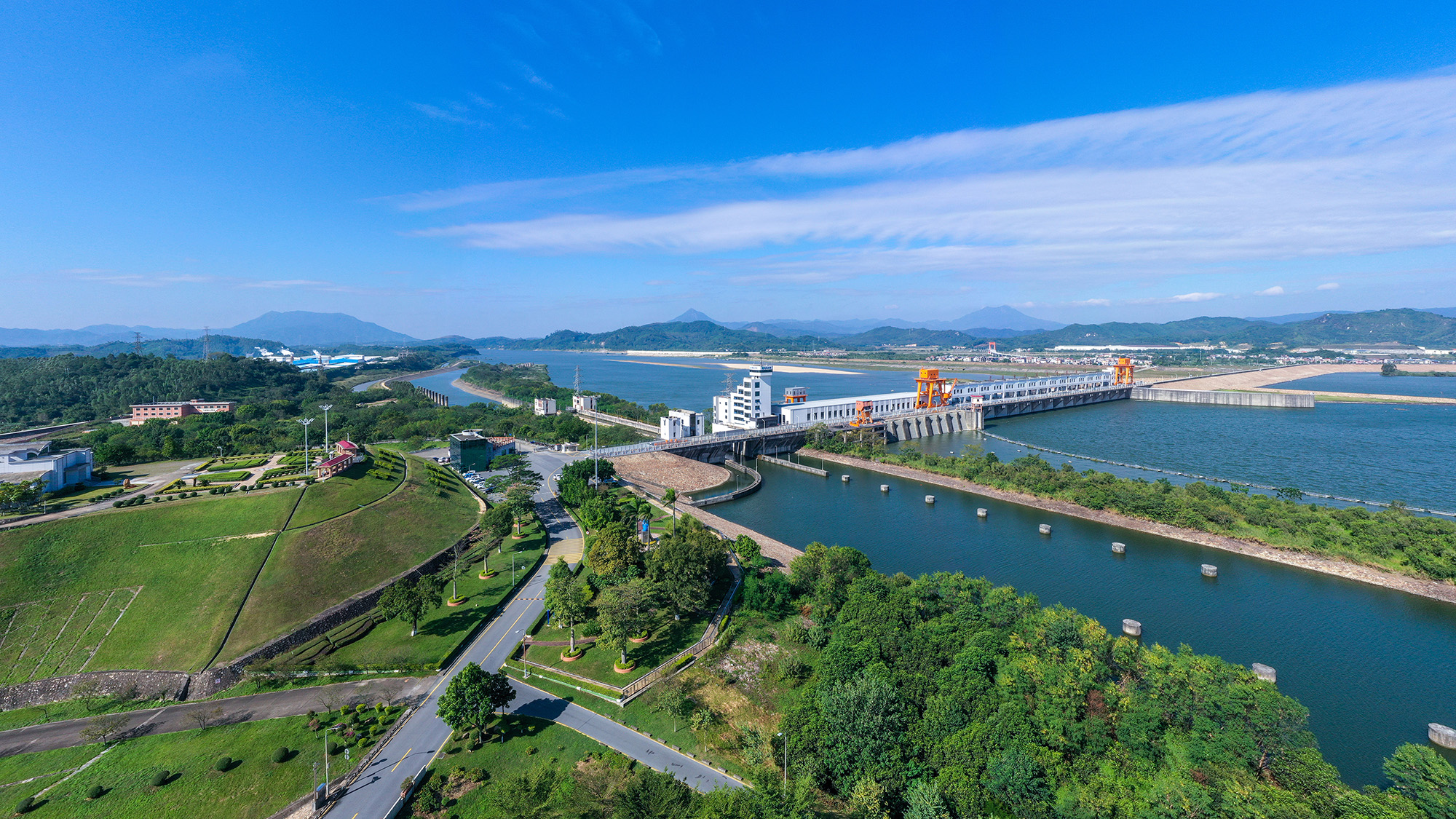 飞来峡水利枢纽