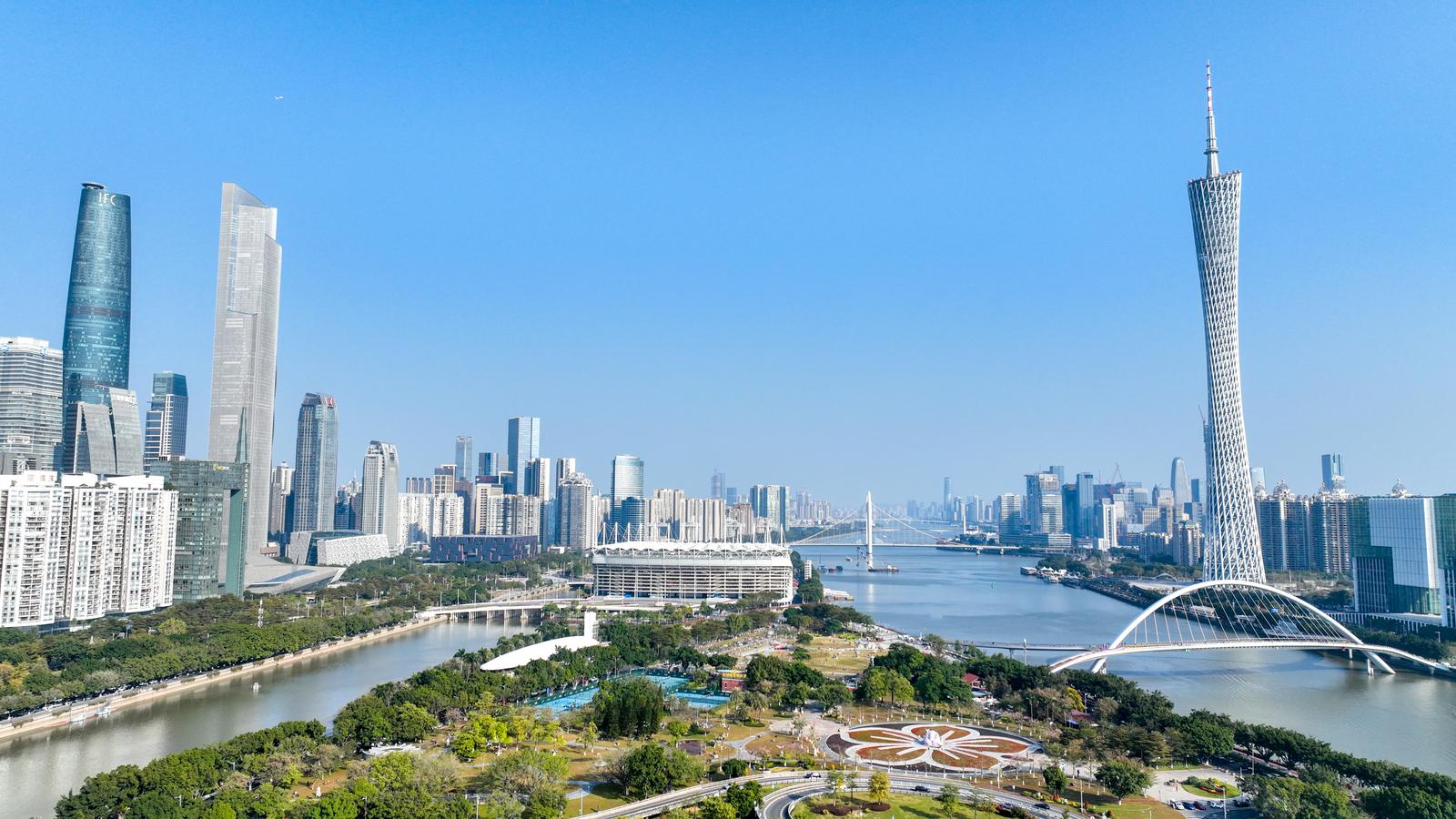 广州拥有良好的滨水环境，适合建设碧带（来源：羊城派）