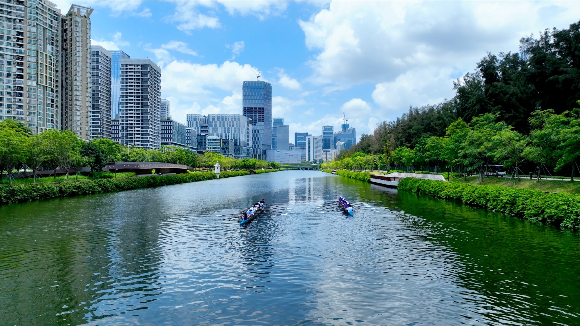 深圳市大沙河省级水利风景区——大沙河下游段赛艇竞渡